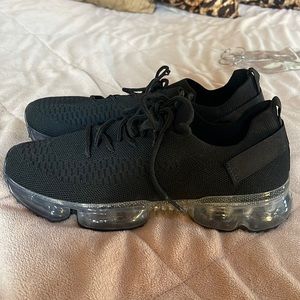 Black slip on tennis shoes size 9.5